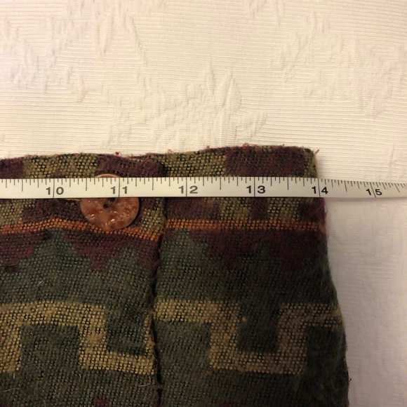 Vintage Wool wrap skirt size 11 - Picture 6 of 8